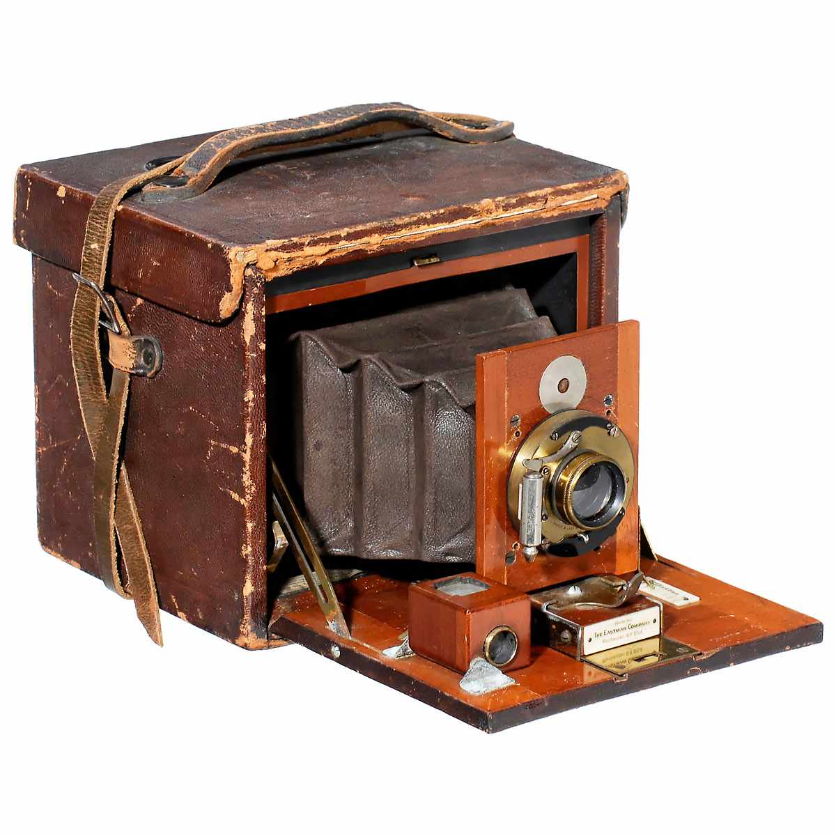 No. 4 Folding Kodak, c. 1890 Eastman Kodak, Rochester, USA. Largest of rollfilm cameras of its