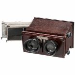 Planox Apescope 6 x 13 and 45 x 107, c. 1925 A. Plocq, Paris. Hand-held stereo viewer with