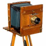 Globus Camera 18 x 24 cm by Herbst & Firl, c. 1897 Herbst & Firl, Görlitz, later sold by Ernemann as