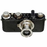 Leica I (C) with Elmar 3,5, 1931 Leitz, Wetzlar. No. 65475, standardized lens-mount, Elmar 3,5/50