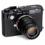 Leica CL with Elmar-C 4/90 mm, 1973 Leitz, Wetzlar. No. 1304602, good condition. With Elmar-C 4/90