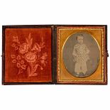 Daguerreotype (Portrait of a Child), c. 1845-50 Anonymous. 1/6 plate, brass passe-partout,