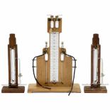 3 Lecture Theatre Barometers, c. 1920 Two by Proloba – Paris, with mercury, height each 14 1/5 in.