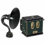 Telefunken Radio and Speaker, c. 1929 1) Receiver Arcolette 31 G/A, rear-attached power supply, 3
