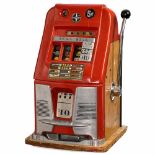 "Sega Bell" Slot Machine, c. 1960 Manufactured by "Sega, Japan", mechanically operated 3-reel