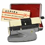 "Alpina", 1961 Rare and final model of stepped-drum calculator, with scarce base, handle detached,
