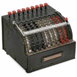 Star Adding Machine, 1922 9-digit model, with carrying handle. Zustand: (3/3-) Star Adding