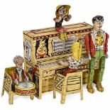 "Li'l Abner and his Dogpatch Band", 1945 American mechanical clockwork toy by Unique Art