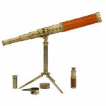 Brass Table Telescope by Jesse Ramsden, c. 1820 Signed: "J. Ramsden, London", 5-draw tubes,