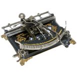 Kosmopolit, 1888 This is the 2nd German typewriter by sewing machine manufacturer Guhl & Harbeck,