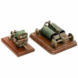2 Demonstration Electro-Motor Trains, c. 1915 Electro-magnetic motors, gauge 4/5 and 2 ¾ in.,