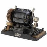 Siemens & Halske Direct-Current Motor, c. 1920 Exciter generator, model G 2.5, on heavy cast-iron