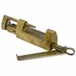 Antique Bronze Padlock, c. 1800 With sophisticated mechanism, length 2 in., suitable for miniature