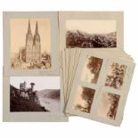 Vintage-Photos "Tyskland" (Deutschland), 1899–1910 Über 60 Photos mit verschiedenen Formaten: 10 x