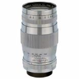 Canon Lens 3,5/135 mm M39-Gewinde Canon Camera Co. Nr. 63399, Chrom, Feet, mit Entfernungsmesser-