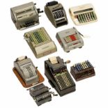 9 Mechanical Calculating Machines, 1935 onwards 1) "Brunsviga 10" stepped gear mechanism, no.