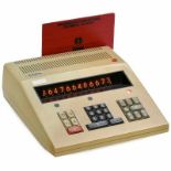 Olympia CD400 Desktop Calculator, 1970 No. 0212-27624, 12 digits, Nixie tubes, 100-240 V, working,