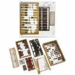 Collection of 11 "Abacus" Various models: Russian, Chinese and Japanese versions of this early