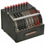 Star Adding Machine, 1922 9-digit model, with carrying handle. Zustand: (3/3-) Star Adding