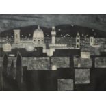 Julian Trevelyan (British, 1910-1988) 'Florence at night'Etching and aquatint numbered 17/