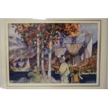 Kenneth D. Shoesmith (1890-1939)'Canada, 'The coming of the White Man'WatercolourSigned lower