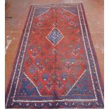 A Hamadan carpet 320 x 158cm