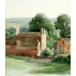 Bristol - ‘Shirehampton’ - Watercolour 19th Century, Landscape indistinctly signed, pencil bottom