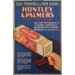 An Original Huntley & Palmers Card Shop Sign ‘Cream Crackers’ - ‘Old Friends in a New Guise’ 30cm