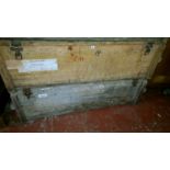 Two munitions packing/storage crates.