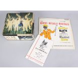 A 1960’s BBC TV ‘Black & White Minstrel Show’ Biscuit Tin by Huntley & Palmers a large square tin,