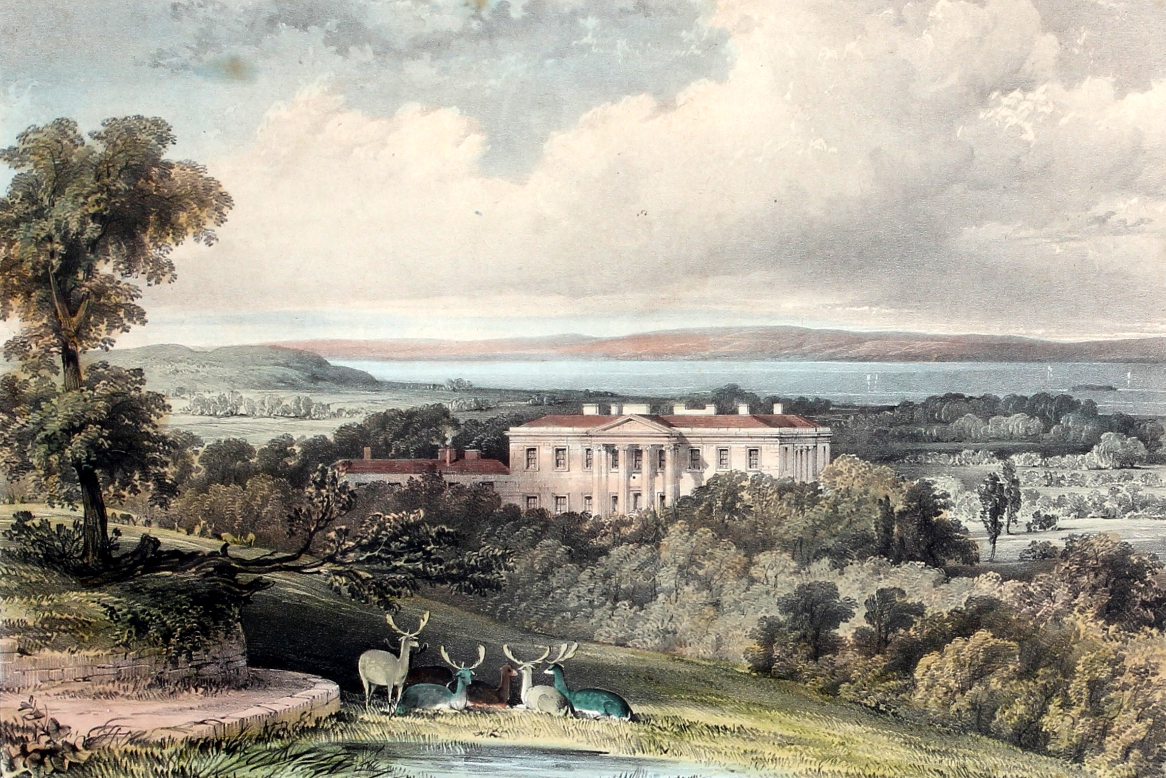 Bristol - Leigh Court Somersetshire - by T. S. Butterworth ‘The Magnificent Seat of Philip John