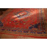 A Turkey carpet, approximately 271 x 348cm