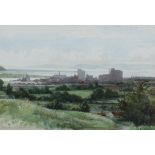 Bristol - Avonmouth Docks - Watercolour, early 20th Century signed in pencil, bottom left,