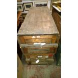 Two munition packing/storage crates