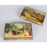 ‘Shamrock’ 1898 by Huntley, Boorne & Stevens published by Huntley & Palmers rectangular tin with