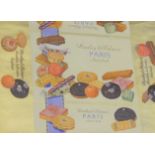 Rare Original Huntley & Palmers Design Artwork for ‘Paris Assorted’ the single-piece paper sheet,