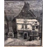 E.. G.. Houseman (19th Century)House and street sceneEngravingNo. 7/50Signed in pencil to the