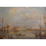 In the manner of J. M. W. TurnerView of VeniceOil on boardSigned JMW Turner lower right16.5cm x 23.