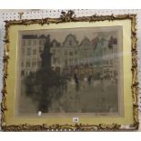 20th Century SchoolViews of AmsterdamColour printsBoth no. 13Signed indistinctly in pencil54cm x
