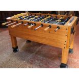 A table football table, by Harvard 88cm high, 145cm length