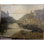 J. S. Hill (early 20th Century)View of Clifton Suspension bridgeOil on canvasSigned lower