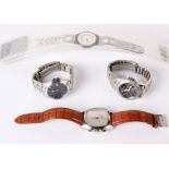 A Sekonda gentleman's wristwatch in case, a Swatch, a Rotary wristwatch and a Seiko wristwatch (4)