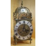 An English lantern clock, Charles Desprez, Bristol, 37cm high