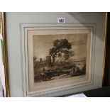 After Claude Le Lorrain (1600-1682) by R EarlomClassical scenesEngravings22cm x 28cm (7)