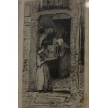 After James Abbott McNeil Whistler (1834-1903)Maids in the kitchenEtching18cm x 10.5cm