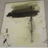 Bram BogartAbstractWatercolourSigned and dated lower right '5926cm x 20cm