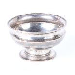 Silver: A mid 20th Century bowl, maker F. K. Sheldon, Birmingham 1944, 15.5 cm diam. 10.2 toz or