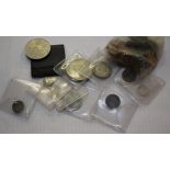 Assorted coins, half penny's, commemorative coins etc