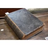 A 19th Century leather bound family bible