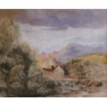 Paul Sandby (1731-1809)Fisherman by RiverCountry cottage by riverWatercoloursSigned22cm x 28cm